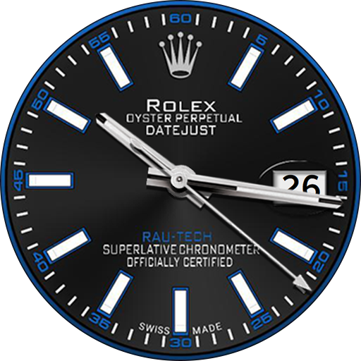 Rolex Rautech<br>
Watch face