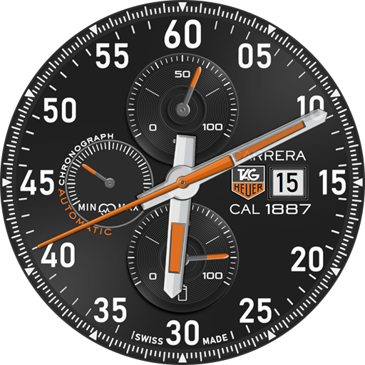 Tag Heuer McLaren<br>
Dark Watch face