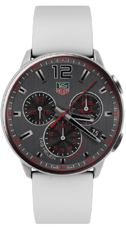 Smartwatch with a Tag Heuer F1 Senna Watch Face