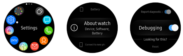 Setting up the Watch device